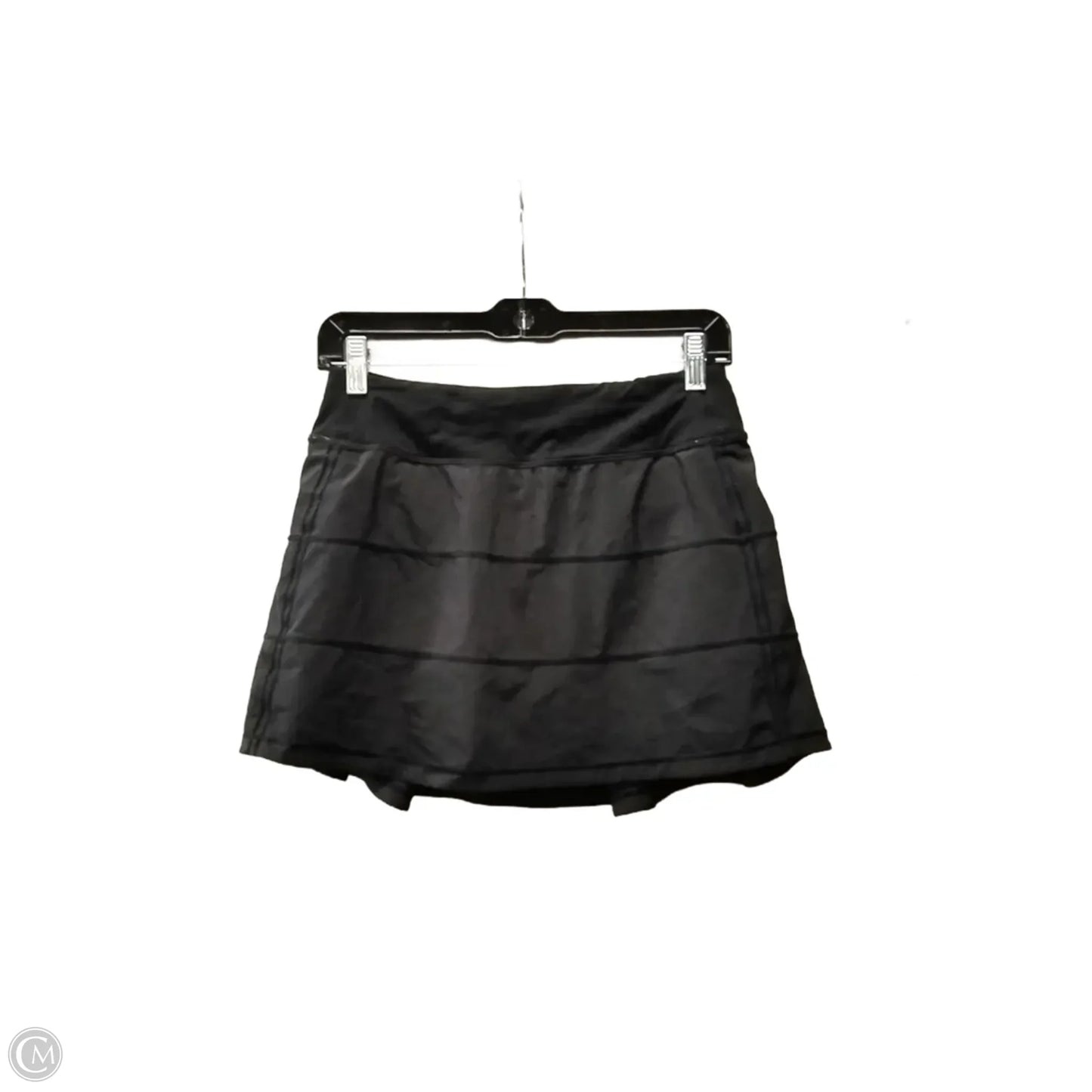 Athletic Skort By Lululemon In Black, Size: 4