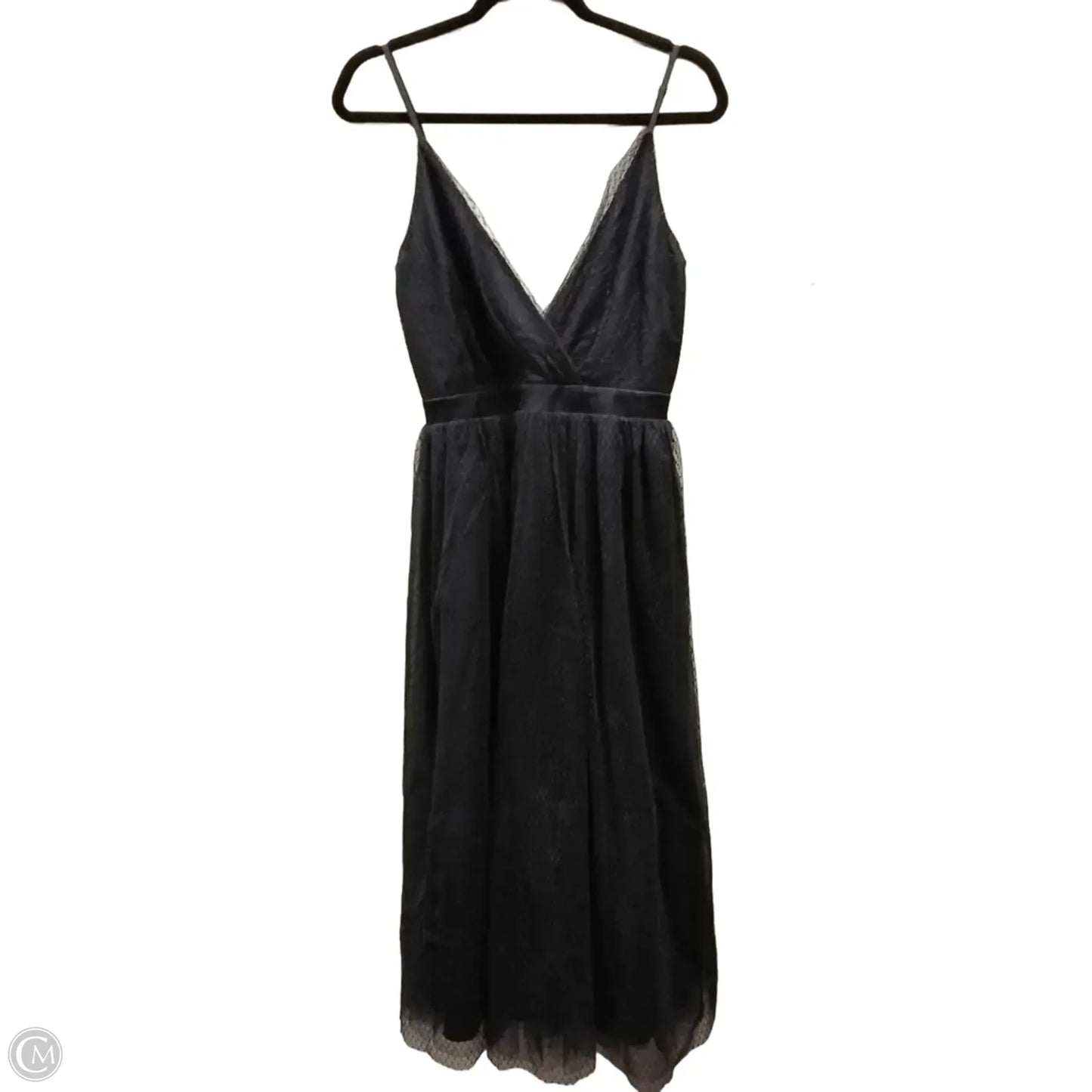 Dress Party Midi By Express In Blue, Size: 4