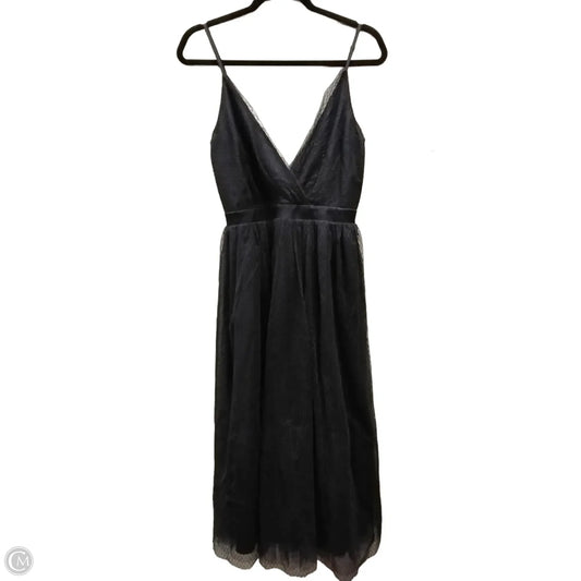 Dress Party Midi By Express In Blue, Size: 4