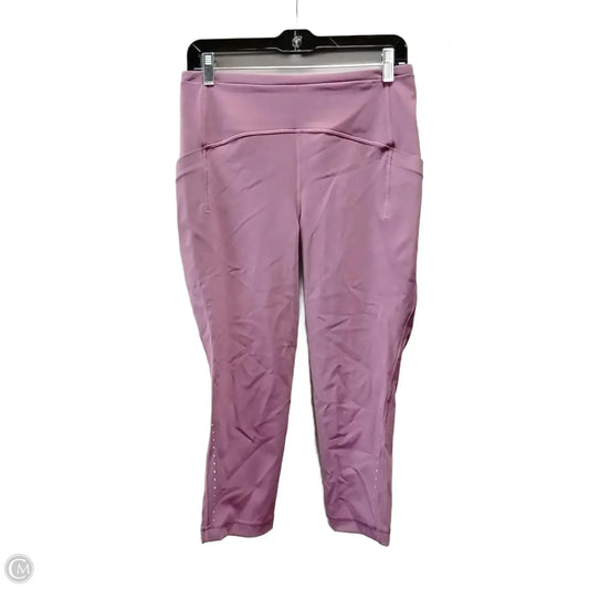 Athletic Leggings By Lululemon In Purple, Size: 10