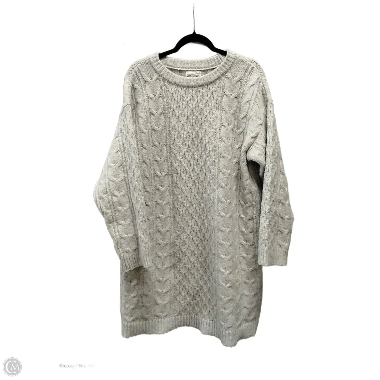 Dress Casual Midi By Universal Thread In Grey, Size: M