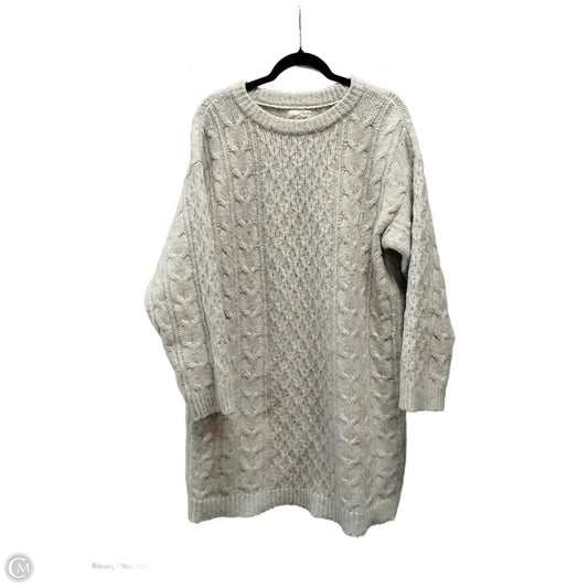 Dress Casual Midi By Universal Thread In Grey, Size: M