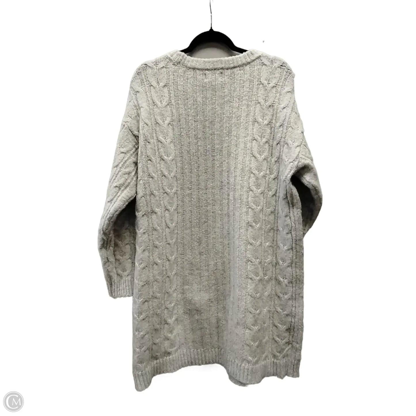 Dress Casual Midi By Universal Thread In Grey, Size: M