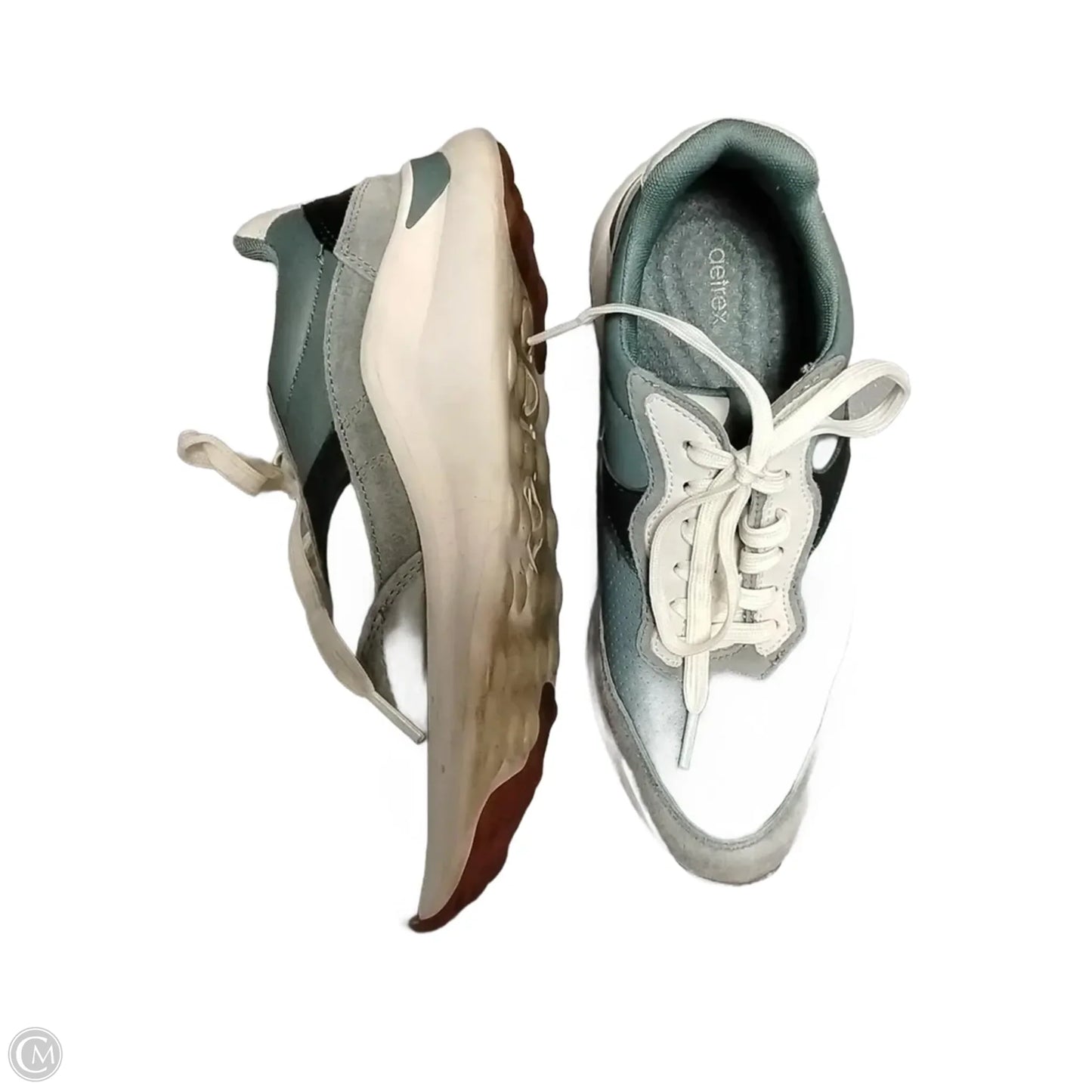 Shoes Sneakers By Aetrex In Blue, Size: 7