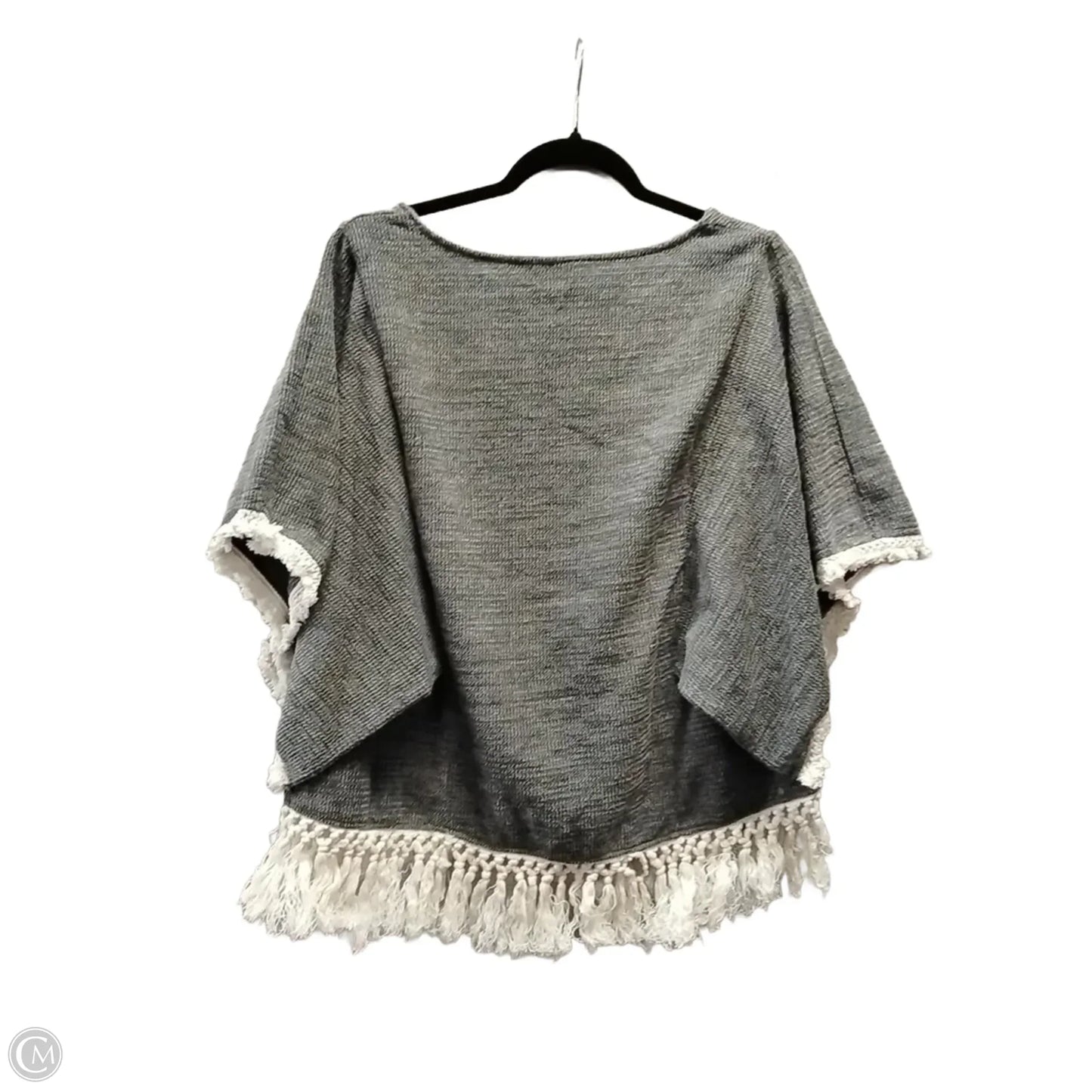 Top Short Sleeve By Hayden Harnett In Grey, Size: M