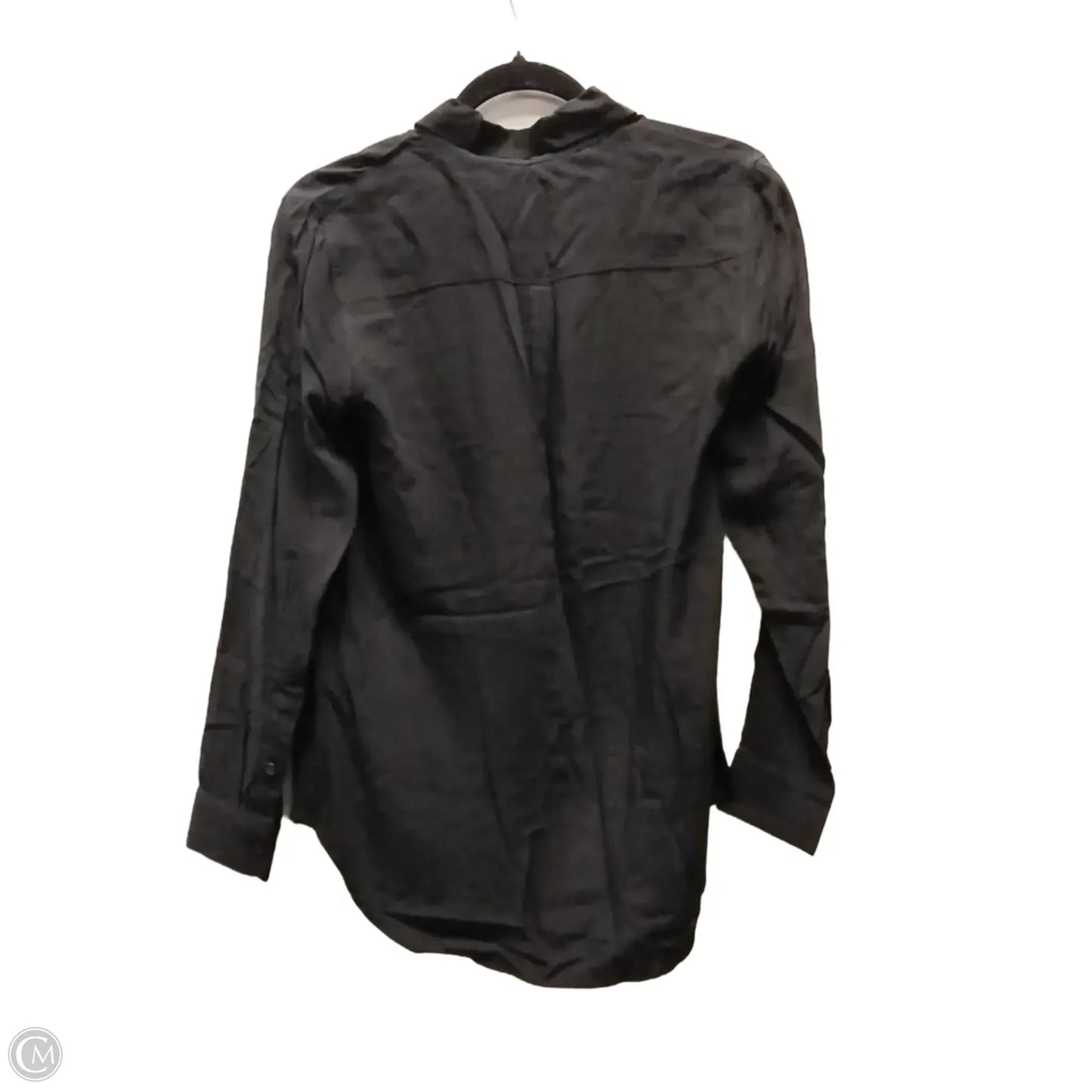 Top Long Sleeve By Banana Republic In Black, Size: Xs