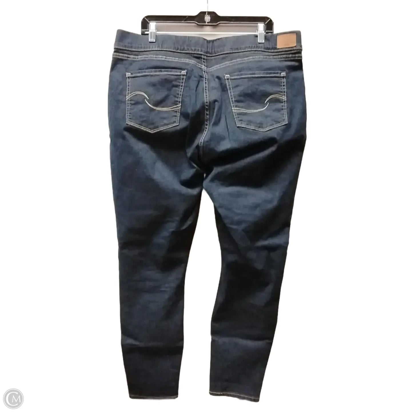 Jeans Skinny By Levis In Blue Denim, Size: Xl