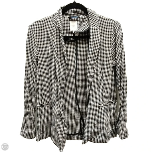 Top Long Sleeve By Clothes Mentor In Plaid Pattern, Size: Xs