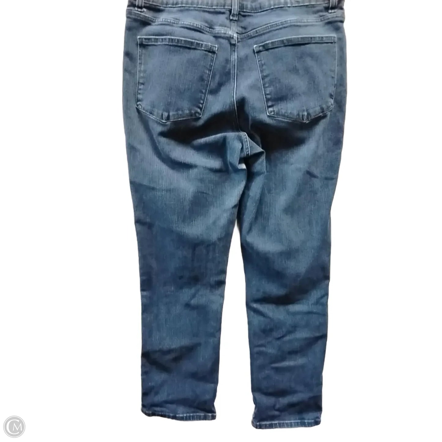 Jeans Skinny By Lee In Blue Denim, Size: 14p