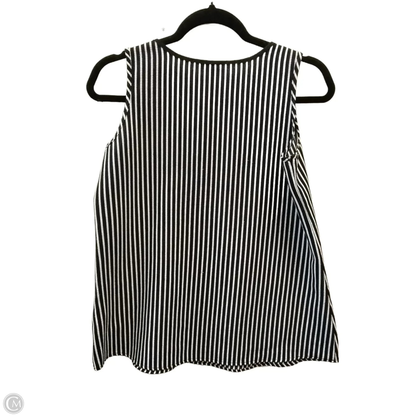 Top Sleeveless By Spense In Striped Pattern, Size: M