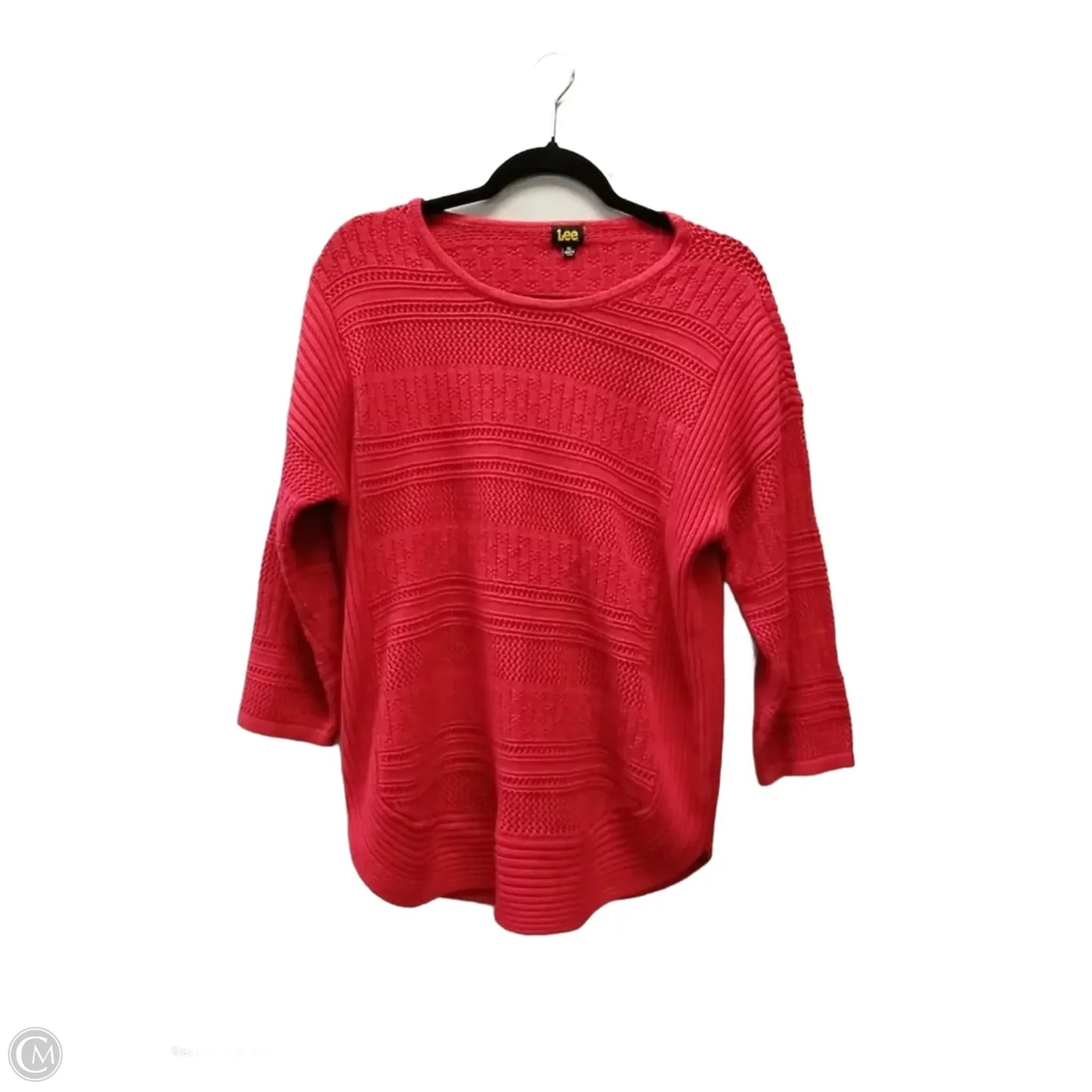 Sweater By Lee In Red, Size: Xl