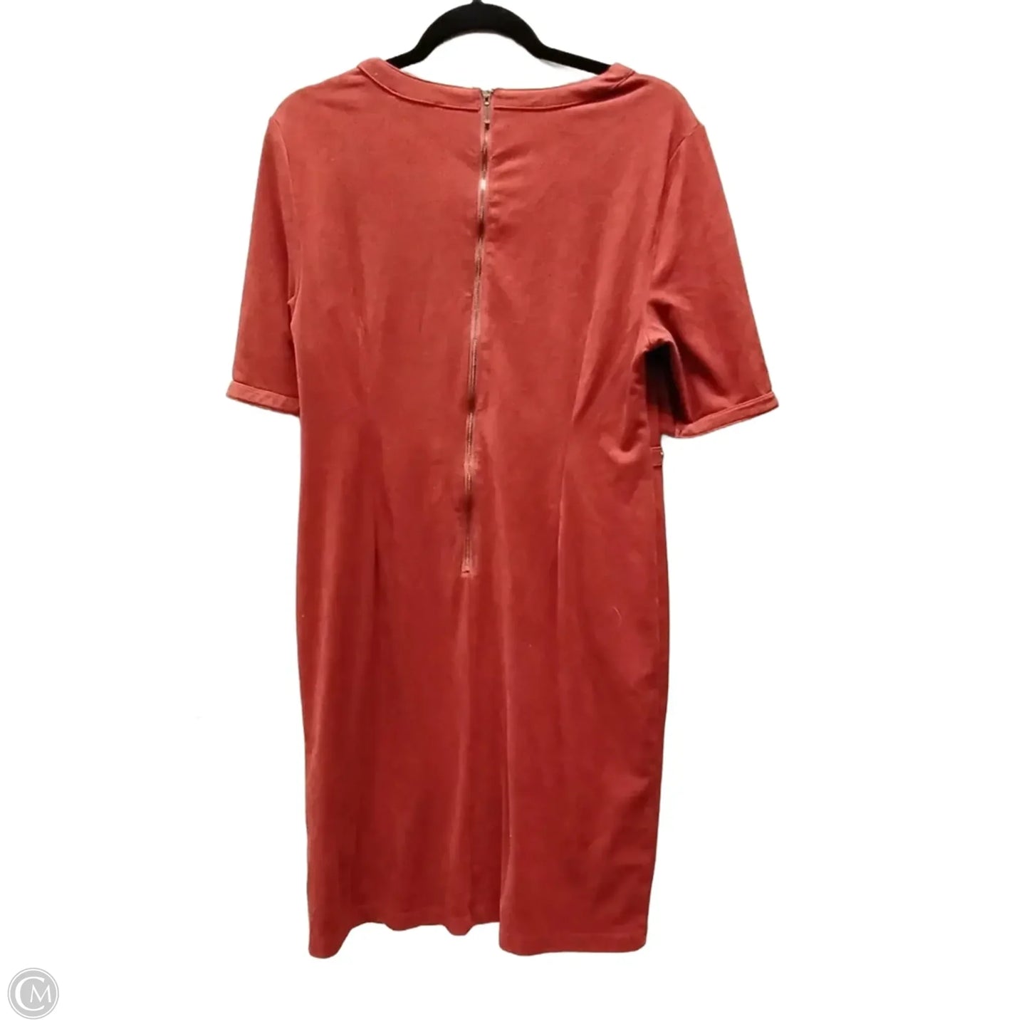 Dress Casual Midi By Spense In Orange, Size: 12