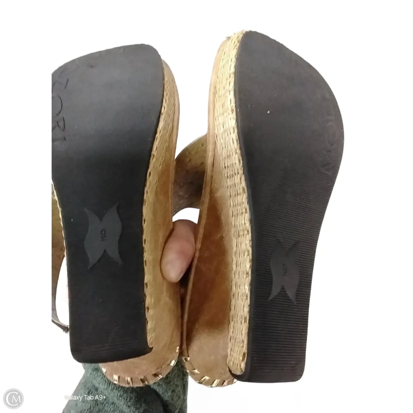 Shoes Heels Wedge By Clothes Mentor In Black, Size: 9