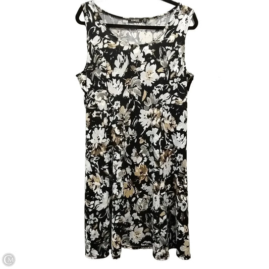 Dress Casual Midi By Elementz In Floral Print, Size: Xlp