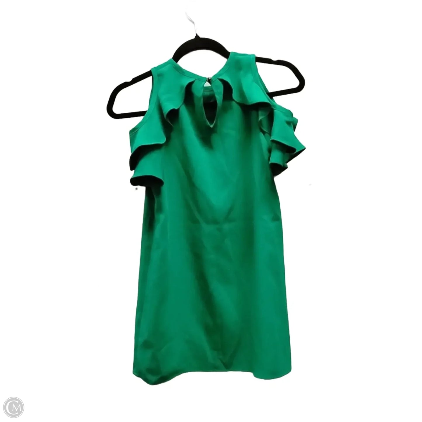 Blouse Designer By Kate Spade In Green, Size: 10