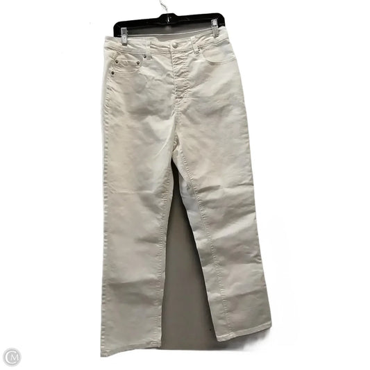 Jeans Designer By Frye In White, Size: 8