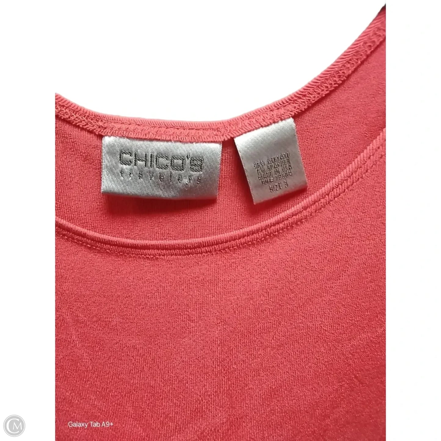 Tank Top By Chicos In Orange, Size: Xl