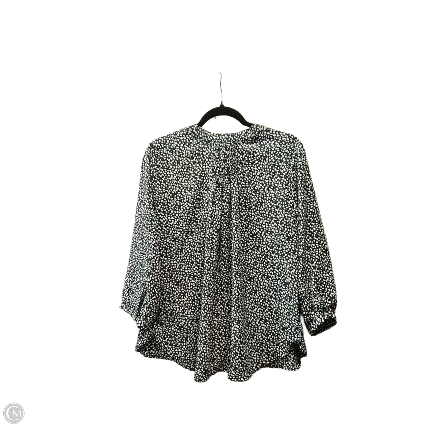 Blouse Long Sleeve By Jachs Girlfirend In Black, Size: M