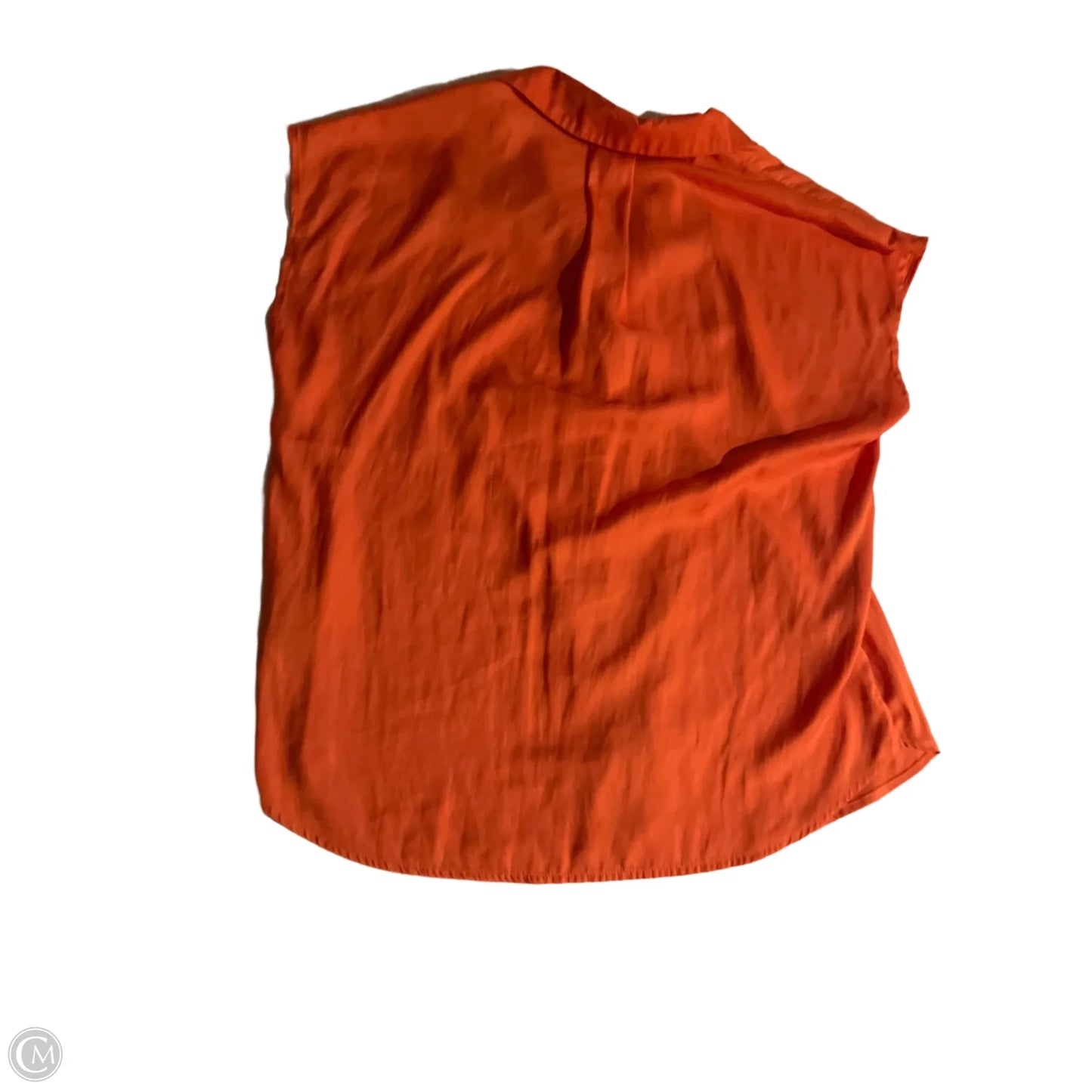 Blouse Short Sleeve By Philosophy In Orange, Size: M