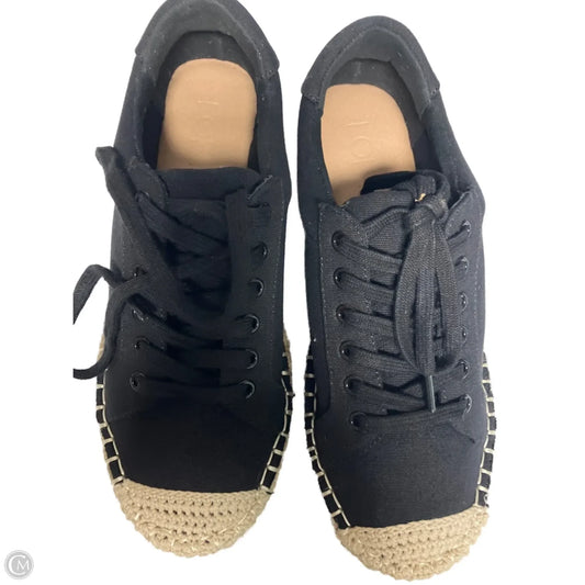 Shoes Sneakers By Loft In Black, Size: 5