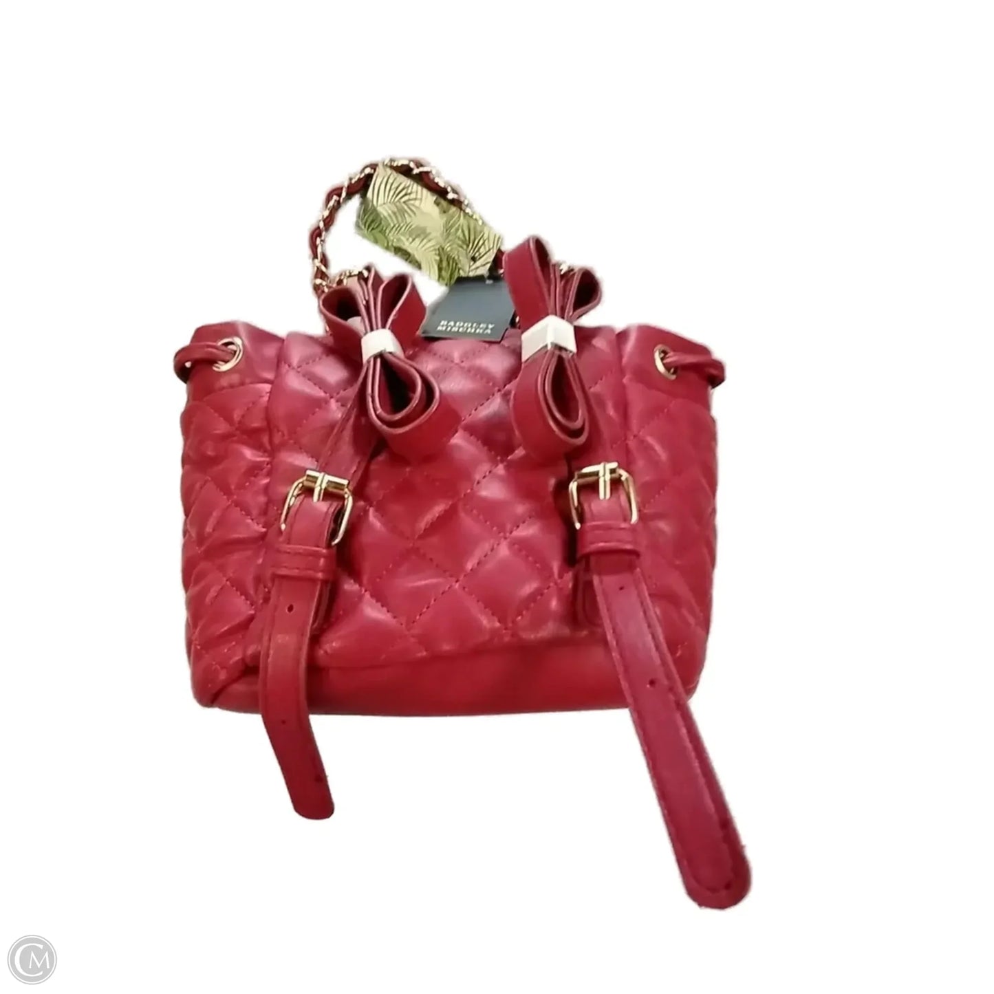 Crossbody Leather By Badgley Mischka, Size: Small