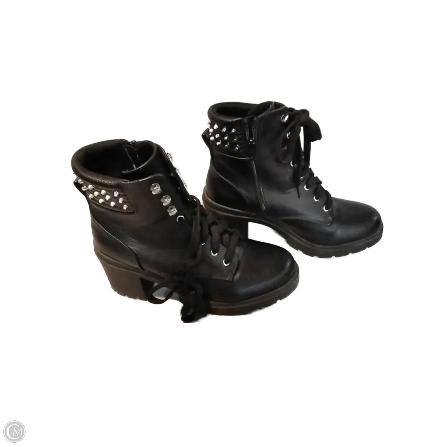 Boots Combat By No Boundaries In Black, Size: 10