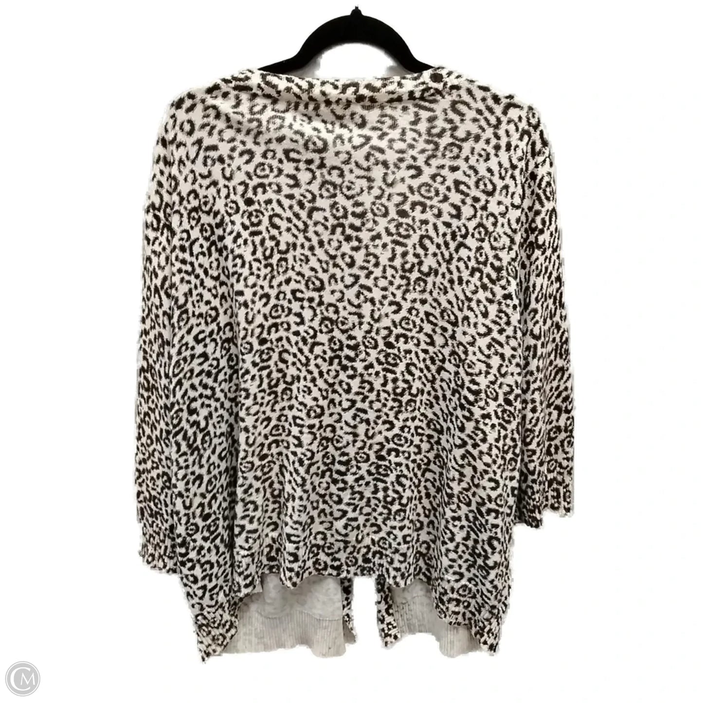 Cardigan By Cato In Animal Print, Size: 22