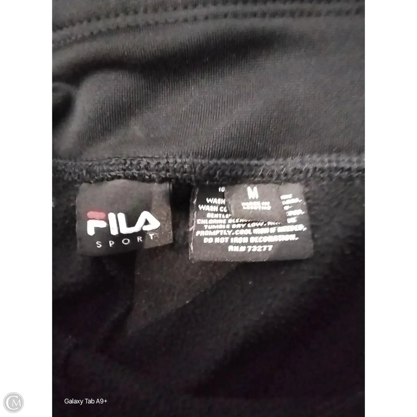 Athletic Pants By Fila In Black, Size: M