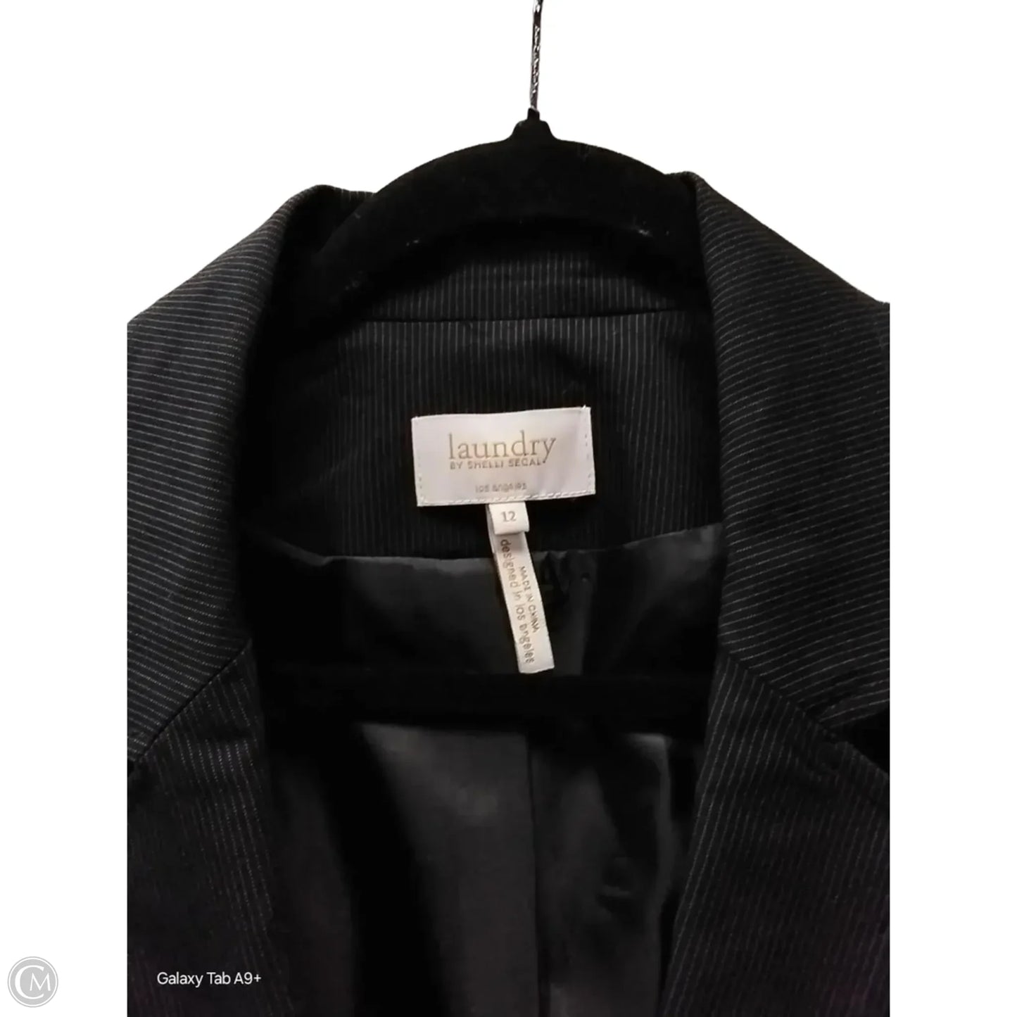 Blazer By Laundry In Black, Size: 12