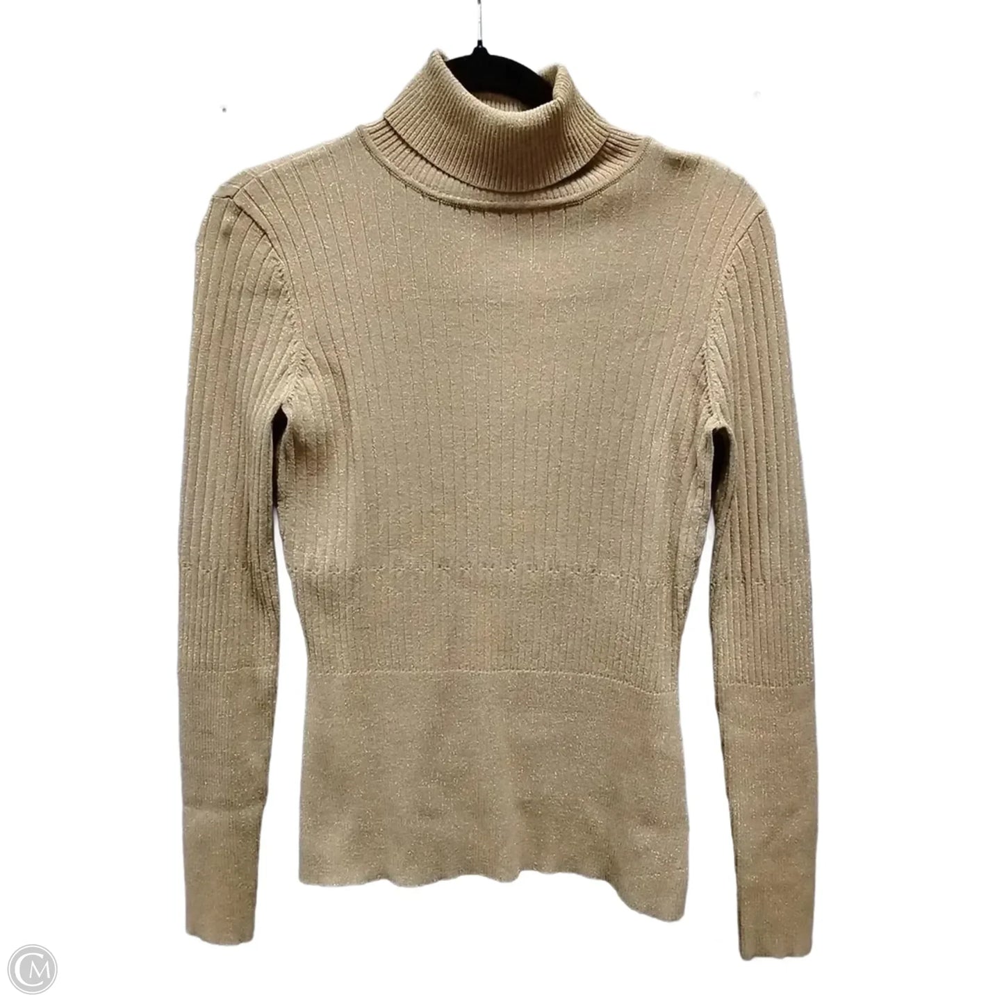Top Long Sleeve By Worthington In Gold, Size: M