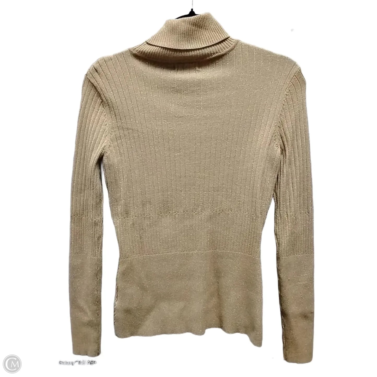 Top Long Sleeve By Worthington In Gold, Size: M