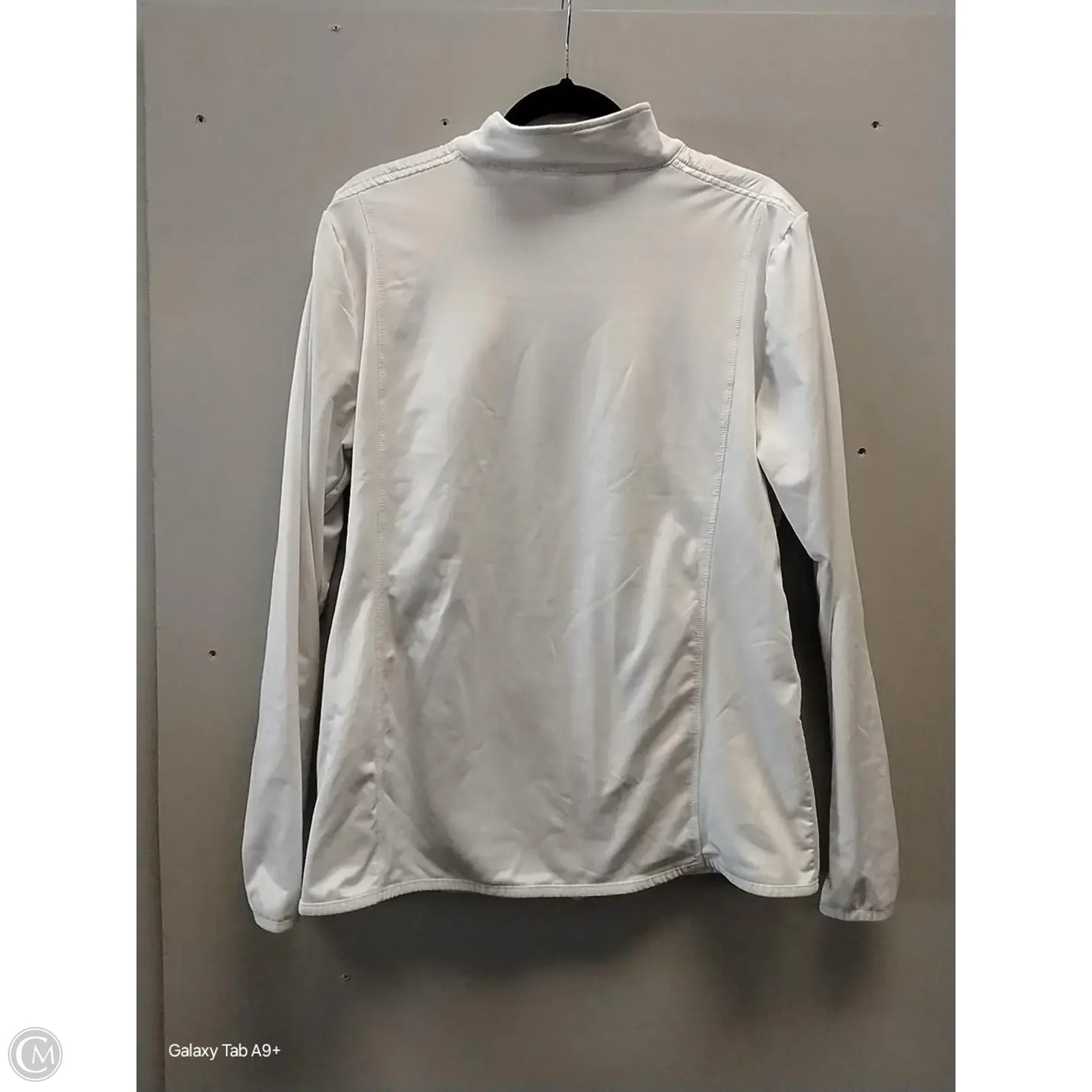 Athletic Jacket By Bcg In White, Size: Xl