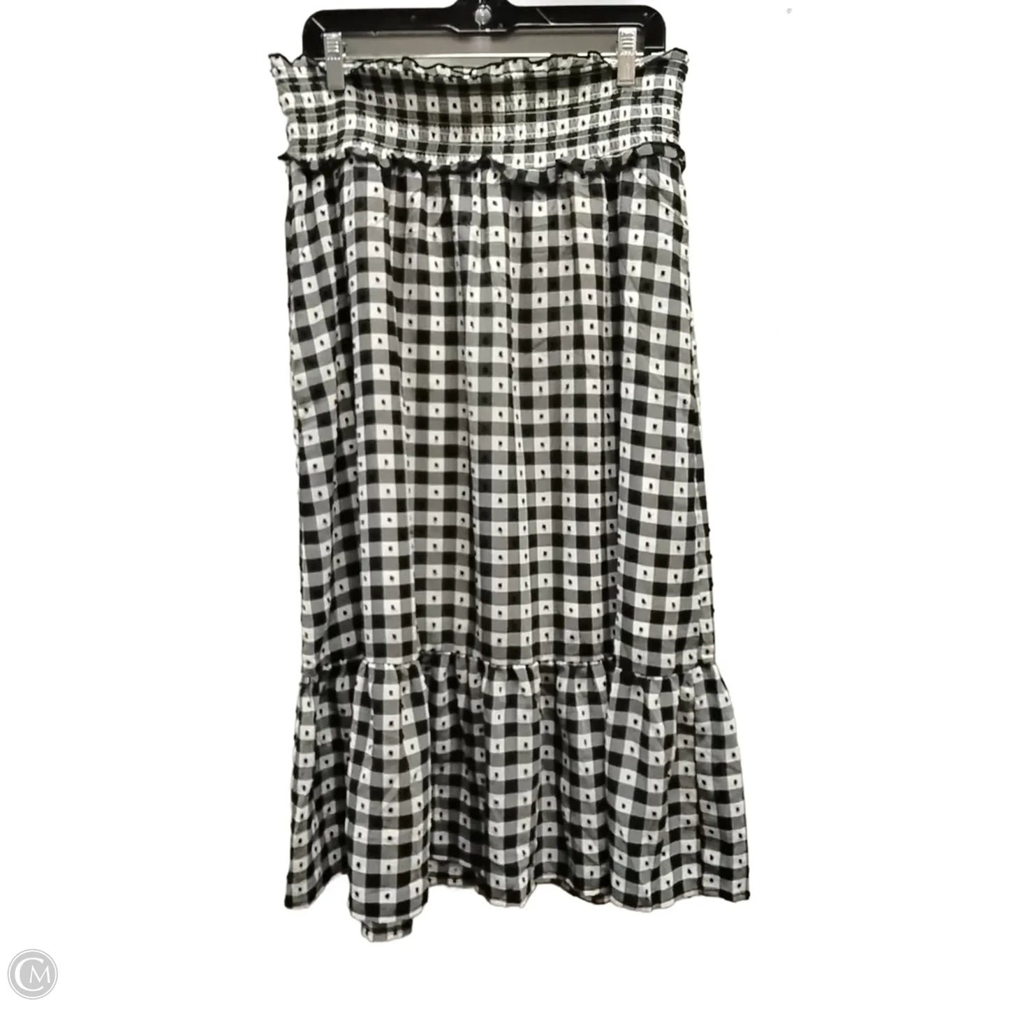 Skirt Maxi By Cato In Plaid Pattern, Size: L