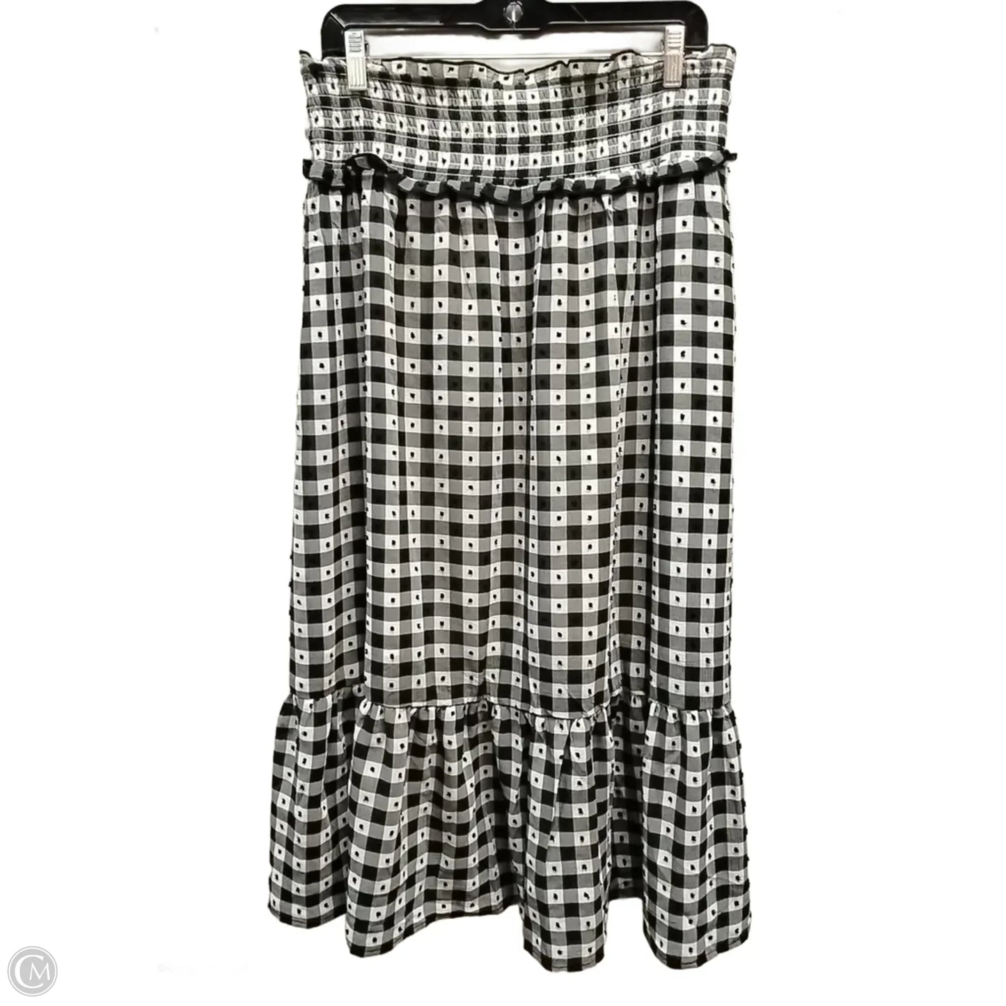 Skirt Maxi By Cato In Plaid Pattern, Size: L