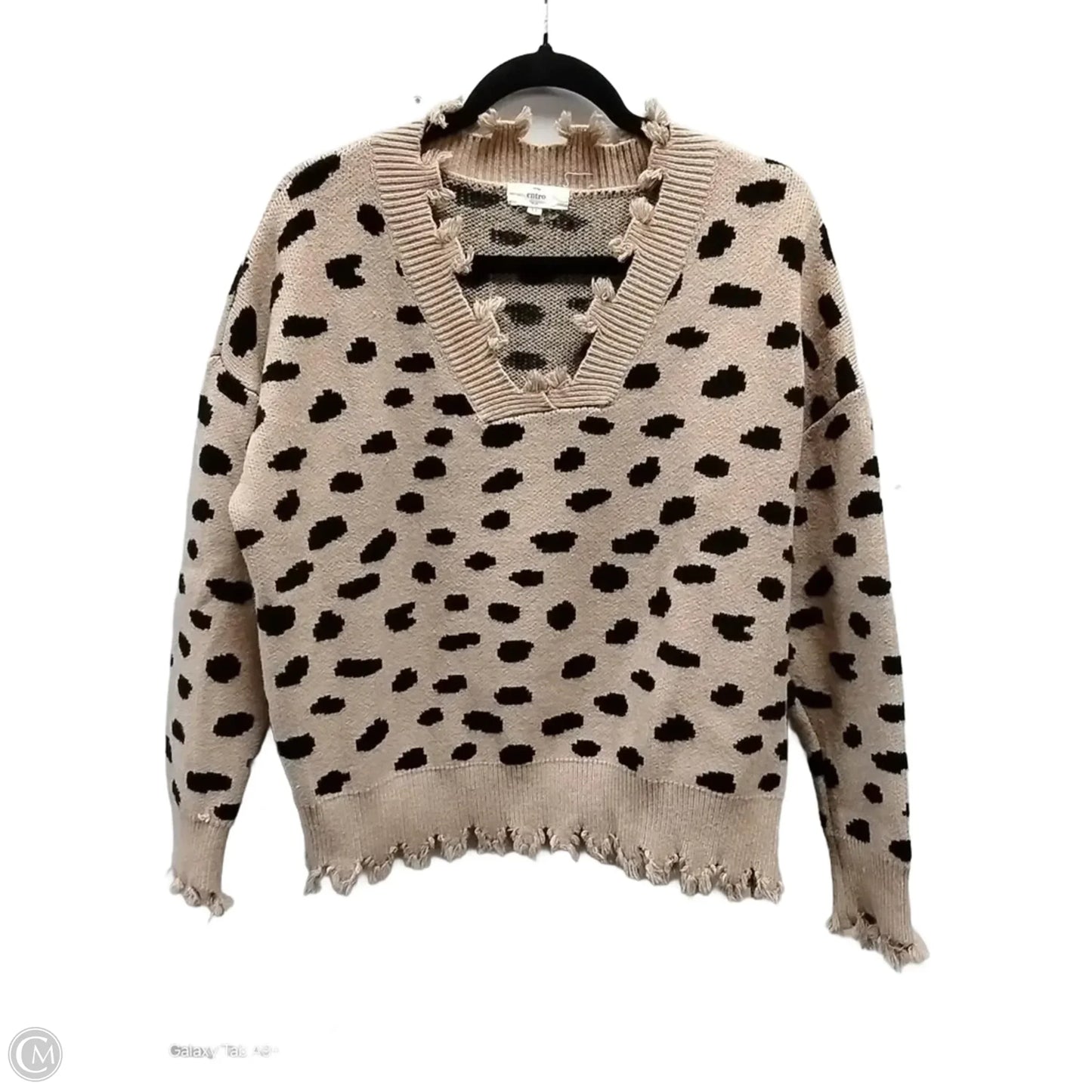 Sweater By Entro In Animal Print, Size: M