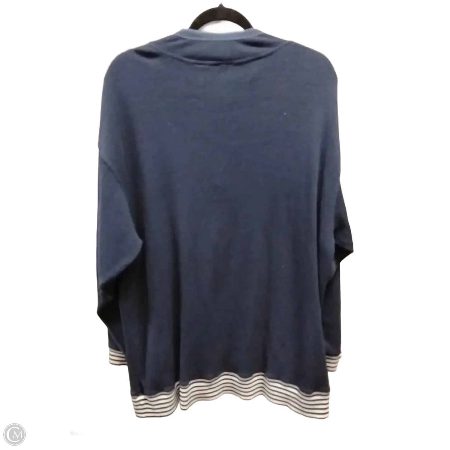 Sweatshirt Collar By Pasta In Navy, Size: L