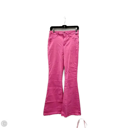Jeans Flared By Cello In Pink, Size: 9