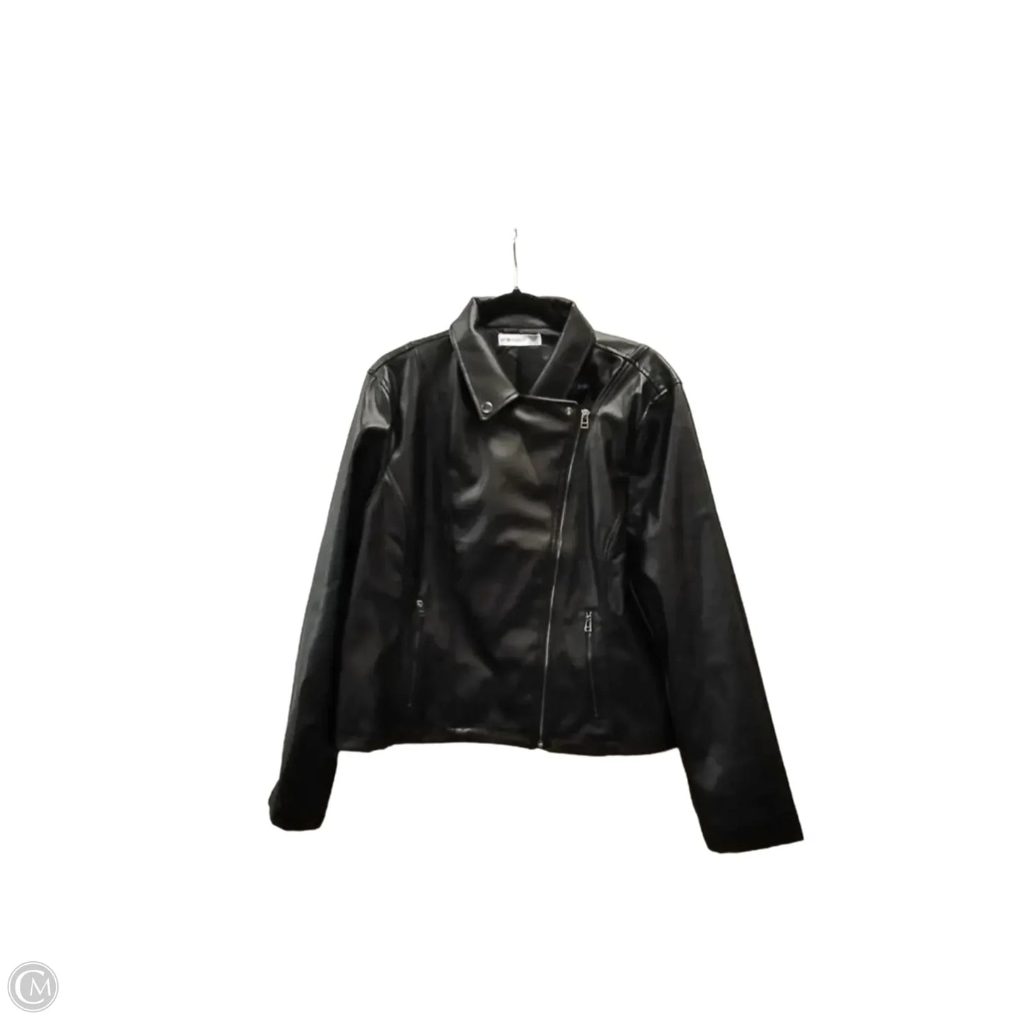 Jacket Moto By 89th And Madison In Black, Size: Xxl
