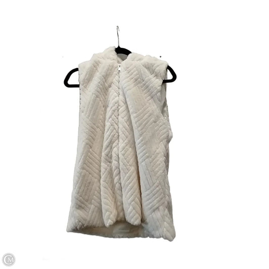 Vest Faux Fur & Sherpa By Coco And Carmen In White, Size: S