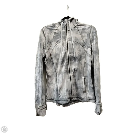 Athletic Jacket By Lululemon In Tie Dye Print, Size: 10