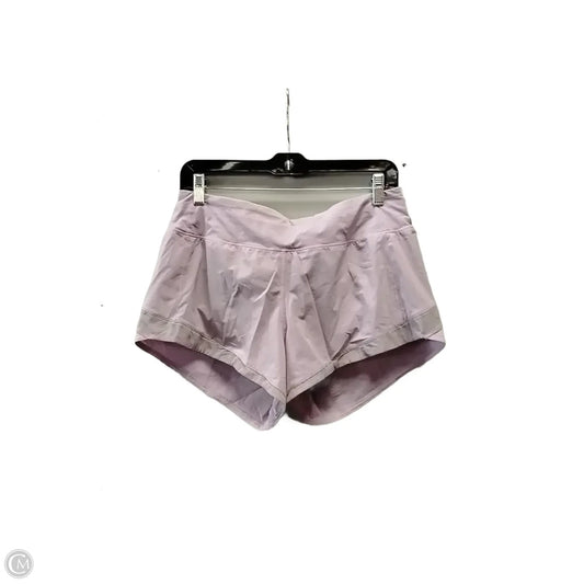 Athletic Shorts By Lululemon In Purple, Size: 8