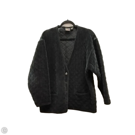 Jacket Puffer & Quilted By Liz Claiborne In Black, Size: L