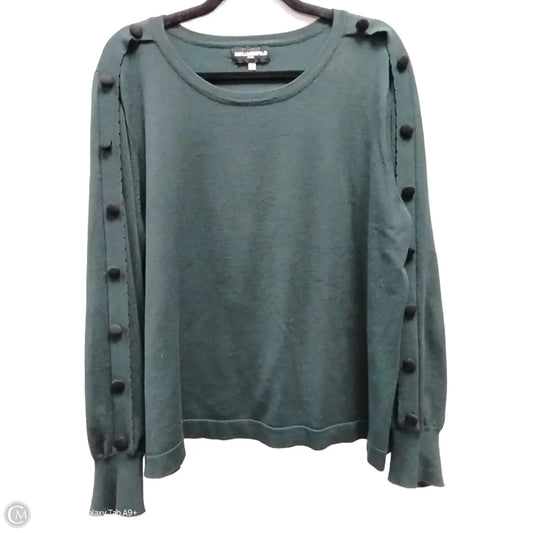 Sweater Designer By Karl Lagerfeld In Green, Size: Xl