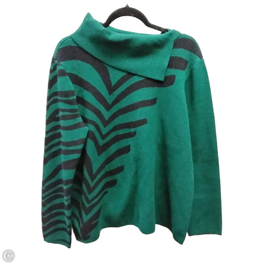Sweater By Investments In Green, Size: L