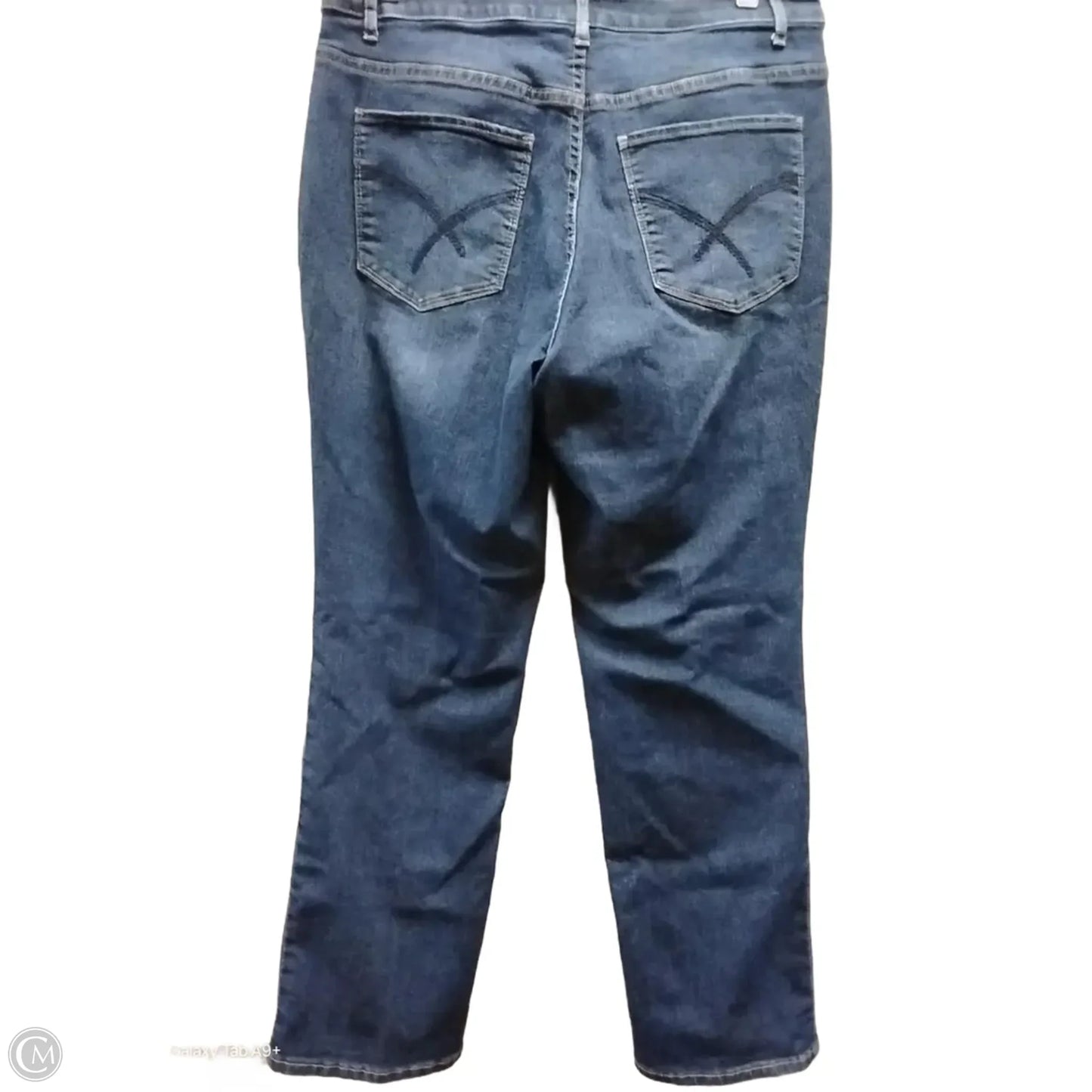 Jeans Straight By Christopher And Banks In Blue Denim, Size: 8