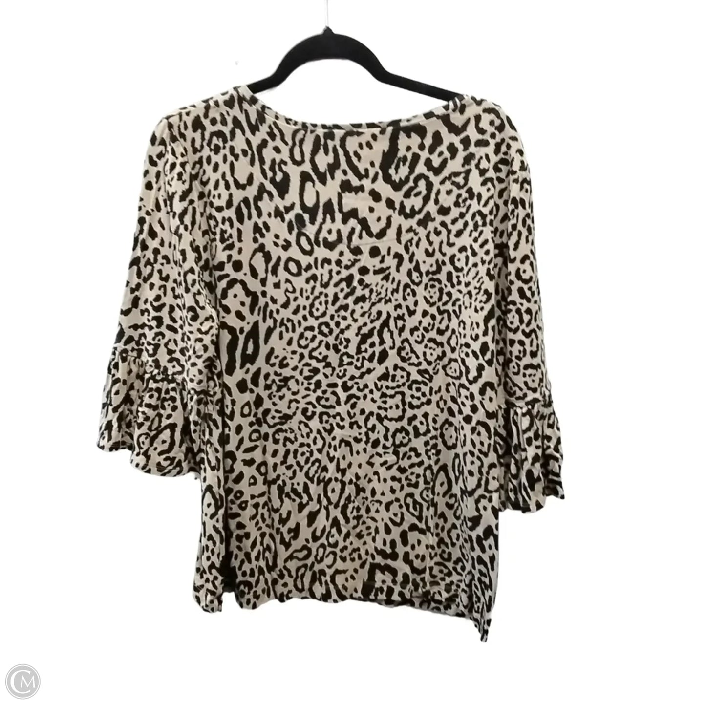 Top Long Sleeve By Chicos In Animal Print, Size: 3