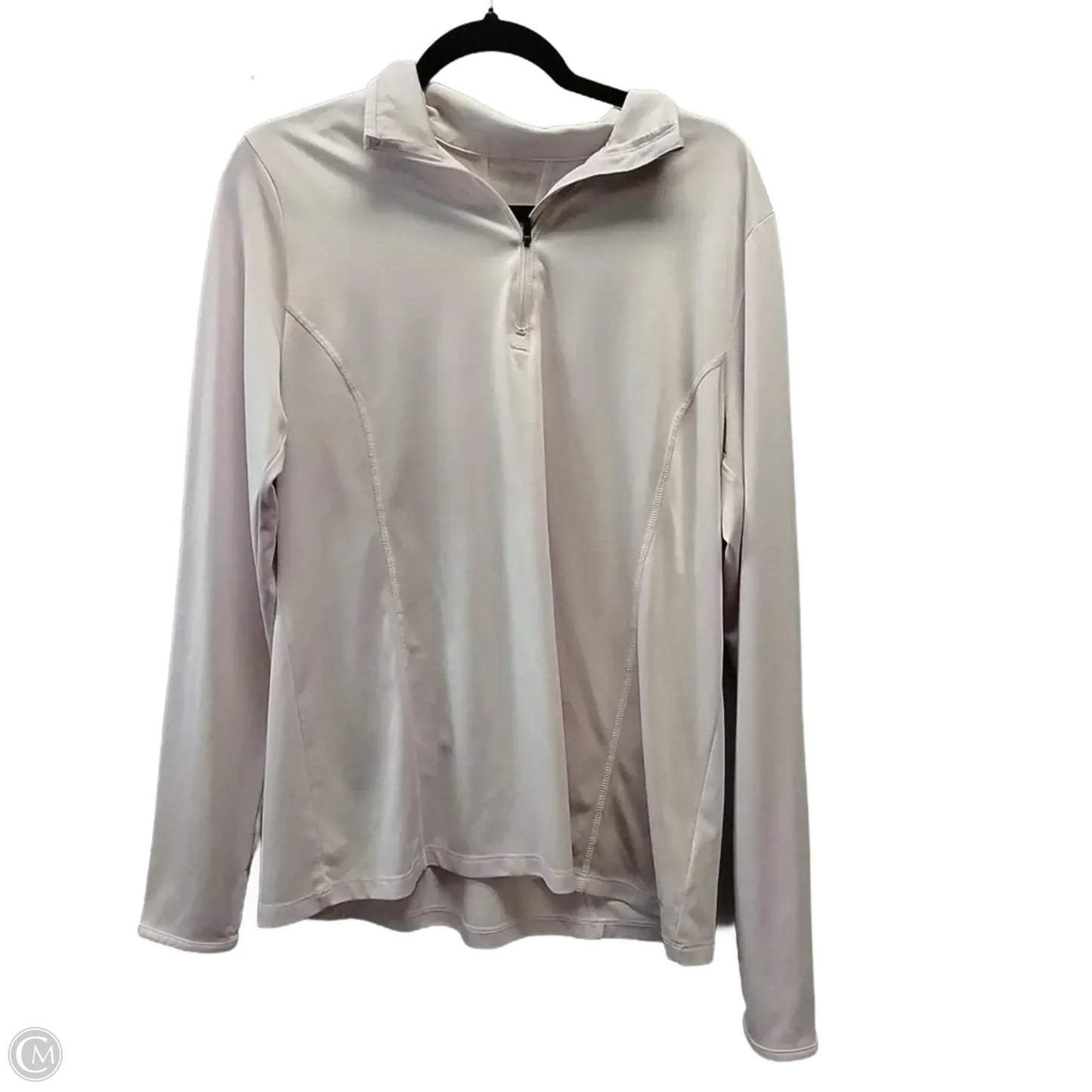 Athletic Top Long Sleeve Collar By Bcg In Pink, Size: Xl