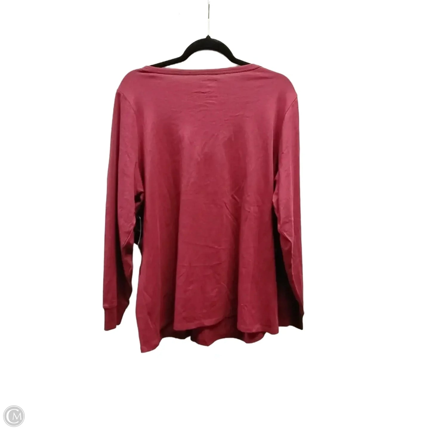 Blouse Long Sleeve By Torrid In Red, Size: 2