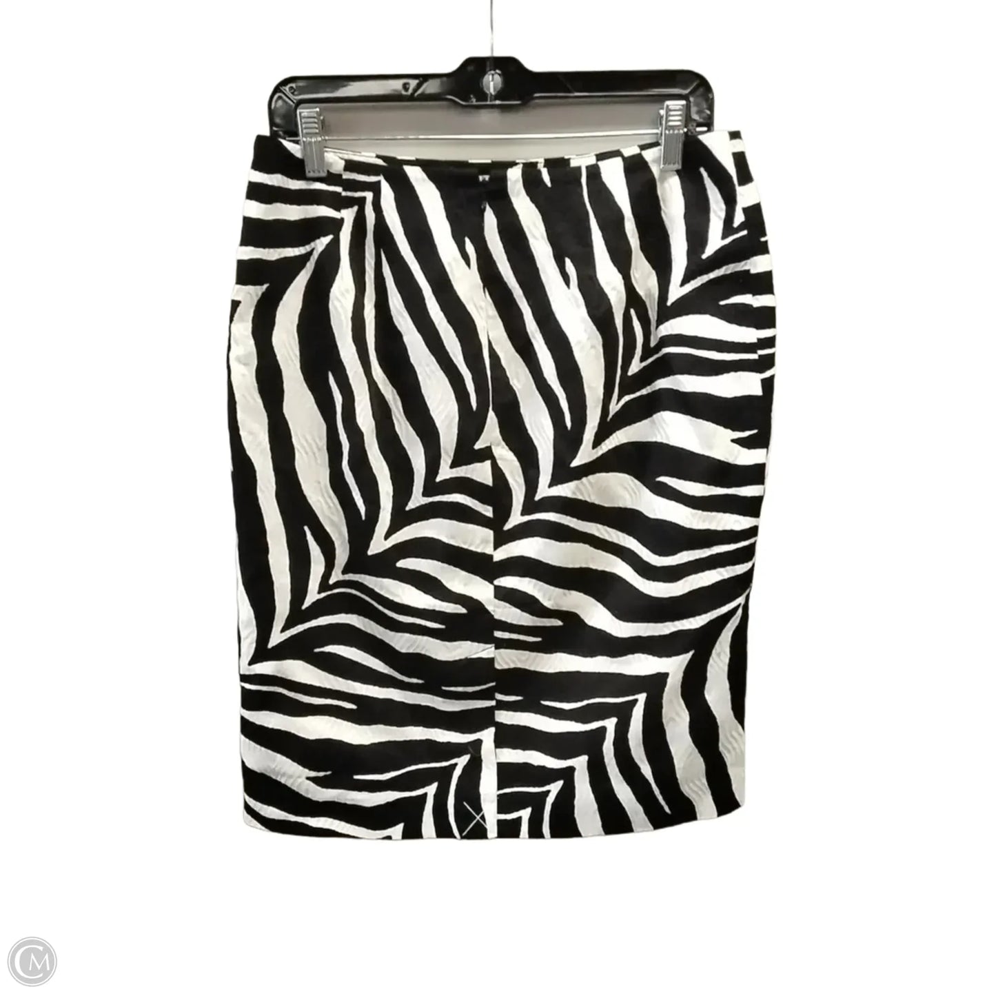 Skirt Midi By Talbots In Black & White, Size: 8