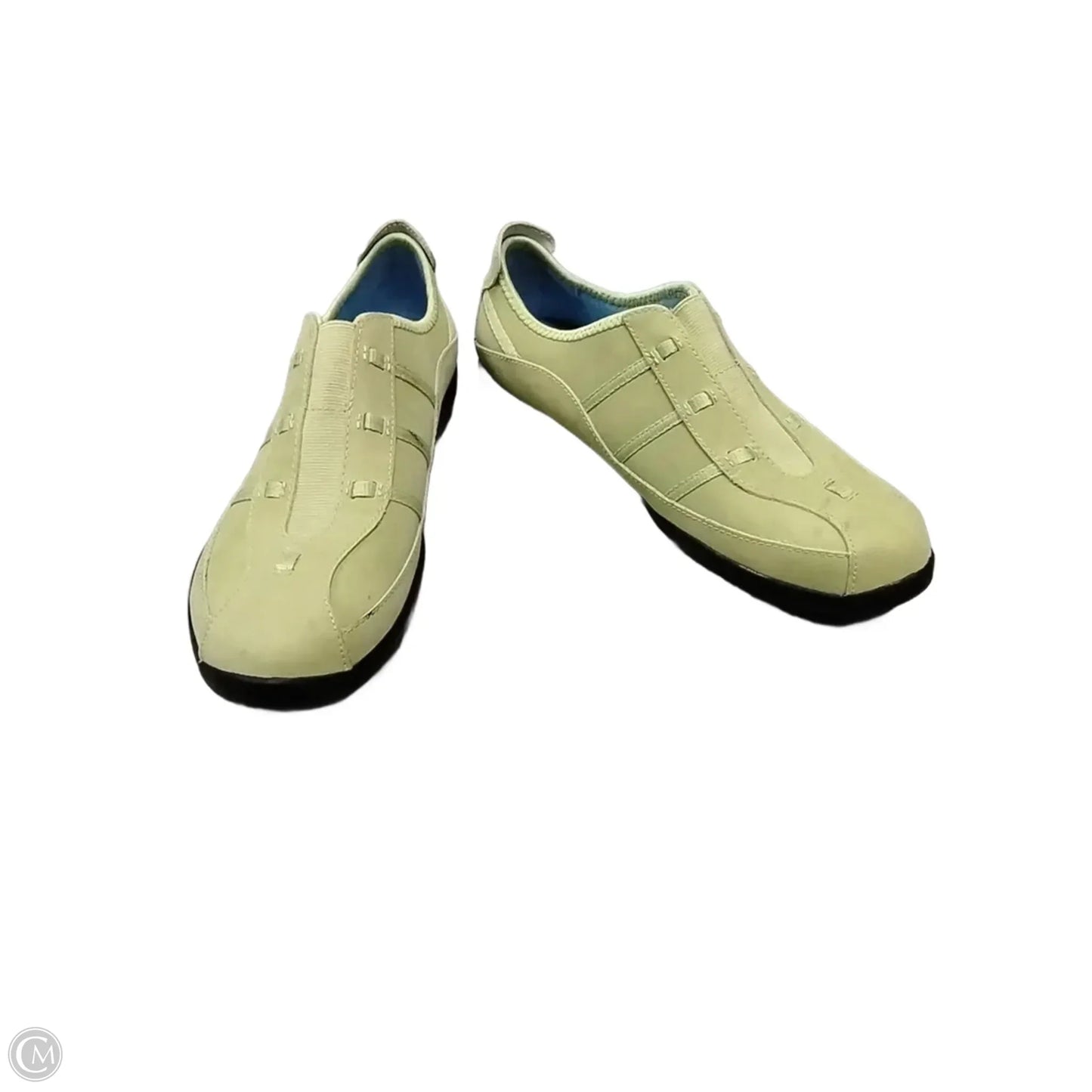 Shoes Sneakers By Clarks In Green, Size: 9.5